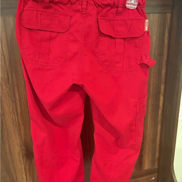 Koi Red Women's scrub set with Floral Accent - Picture 6 of 8